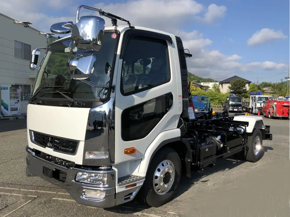 三菱 ファイター 中型/増トン アームロール ツインホイスト 2KG-FK72F の中古トラック【車両No.167780】
