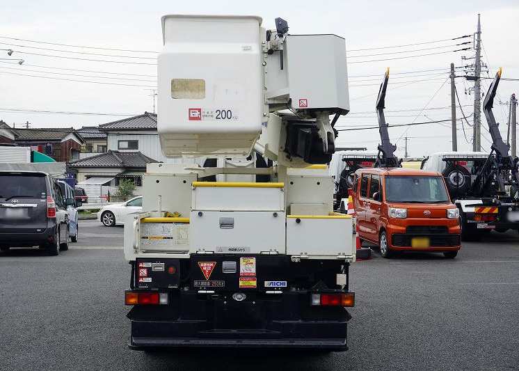 三菱 キャンター 小型 高所・建柱車 高所作業車 電工仕様の中古トラック画像3