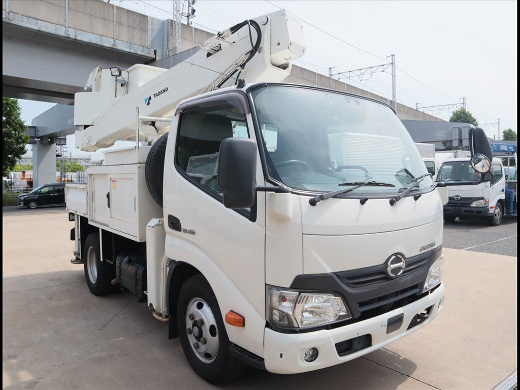 日野 デュトロ 小型 高所・建柱車 高所作業車 電工仕様｜画像2