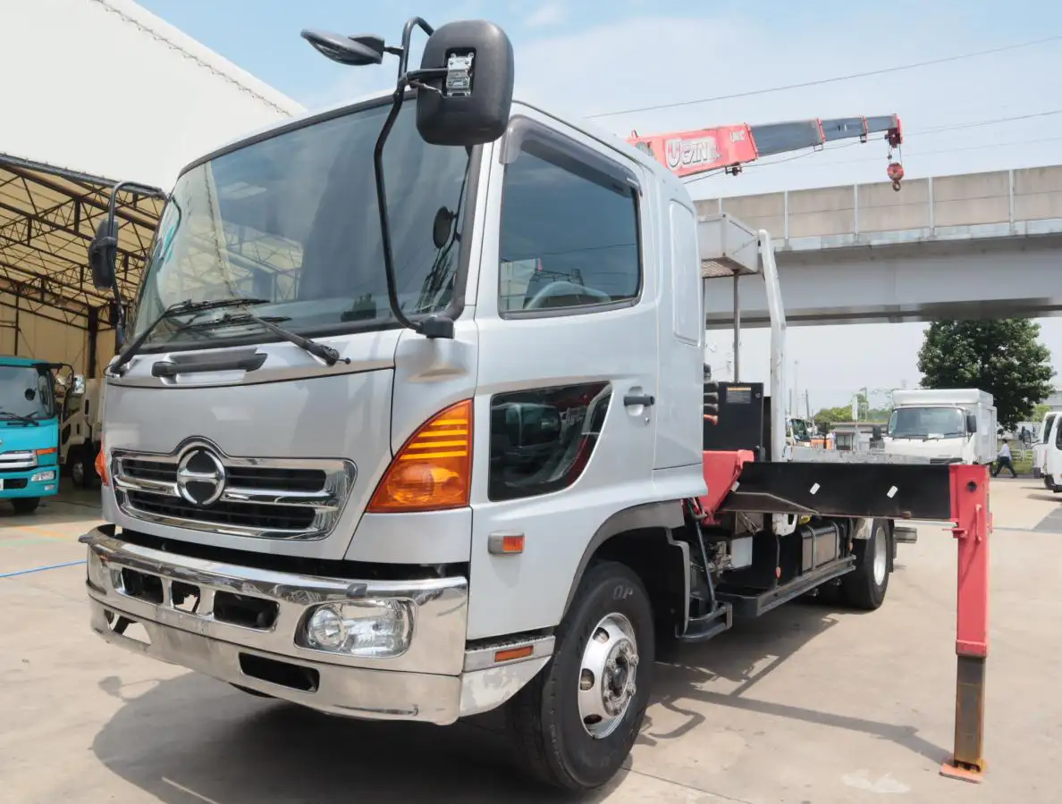 日野 レンジャー 中型/増トン クレーン付 エアサス 4段 の中古トラック【車両No.167936】