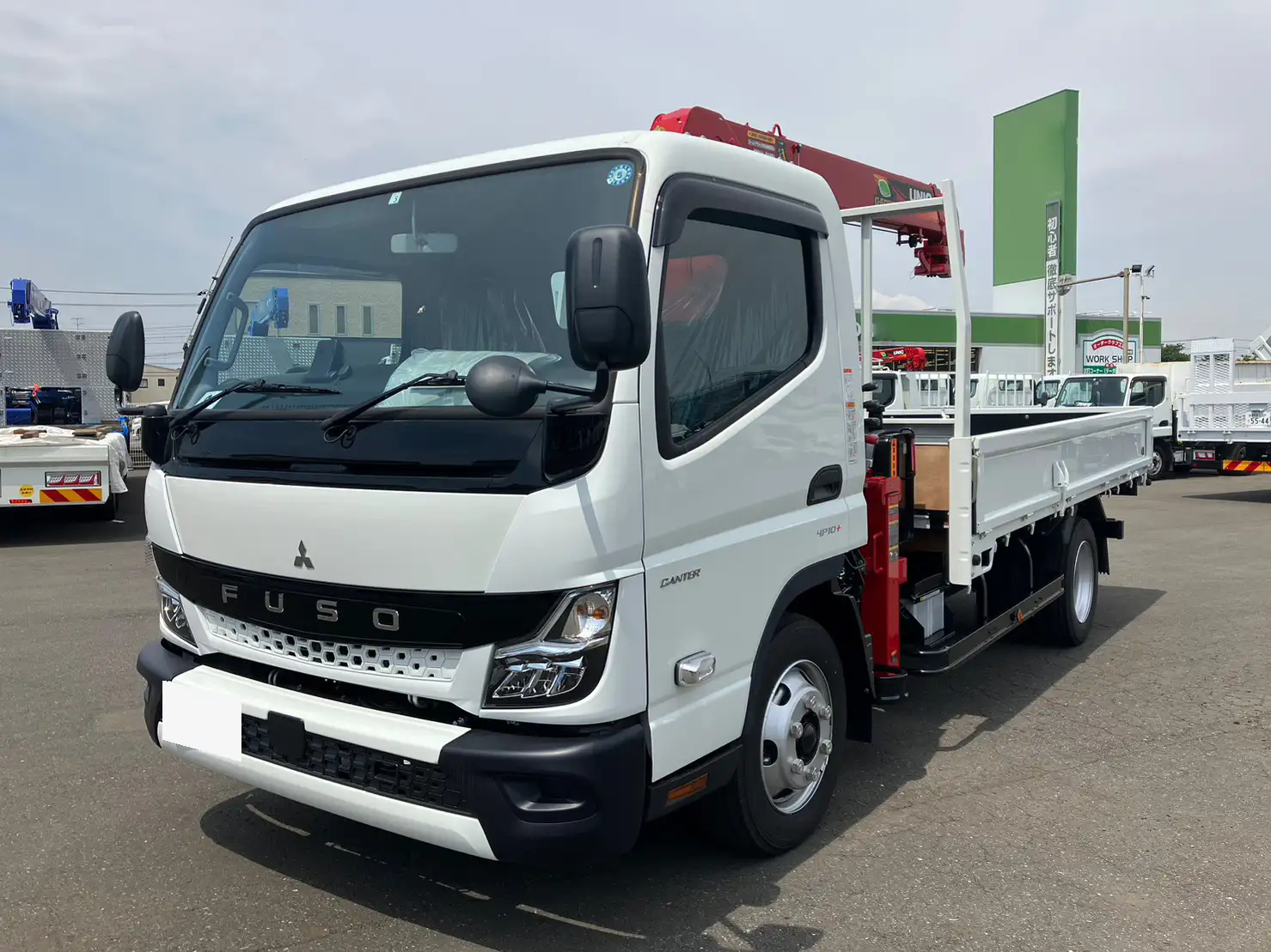 三菱 キャンター 小型 クレーン付 4段 ラジコン の中古トラック【車両No.168082】