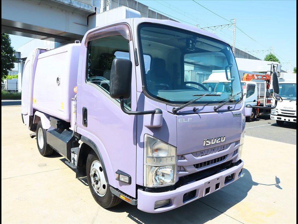 いすゞ エルフ 小型 パッカー車(塵芥車) 巻き込み式 回転ダンプ式の中古トラック画像2