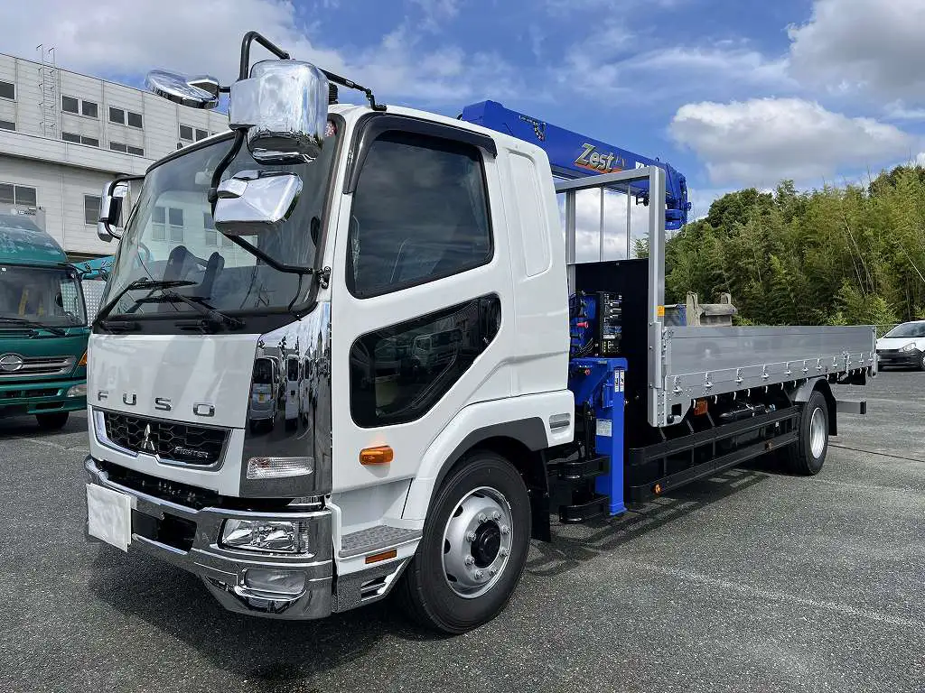三菱 ファイター 中型/増トン クレーン付 アルミブロック 4段 の中古トラック【車両No.168158】