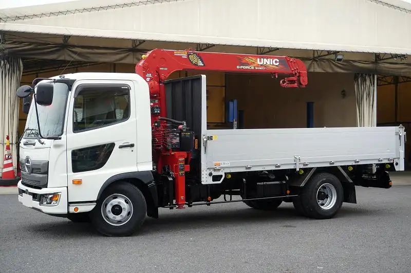 日野 レンジャー 中型/増トン クレーン付 アルミブロック 4段 の中古トラック【車両No.168283】
