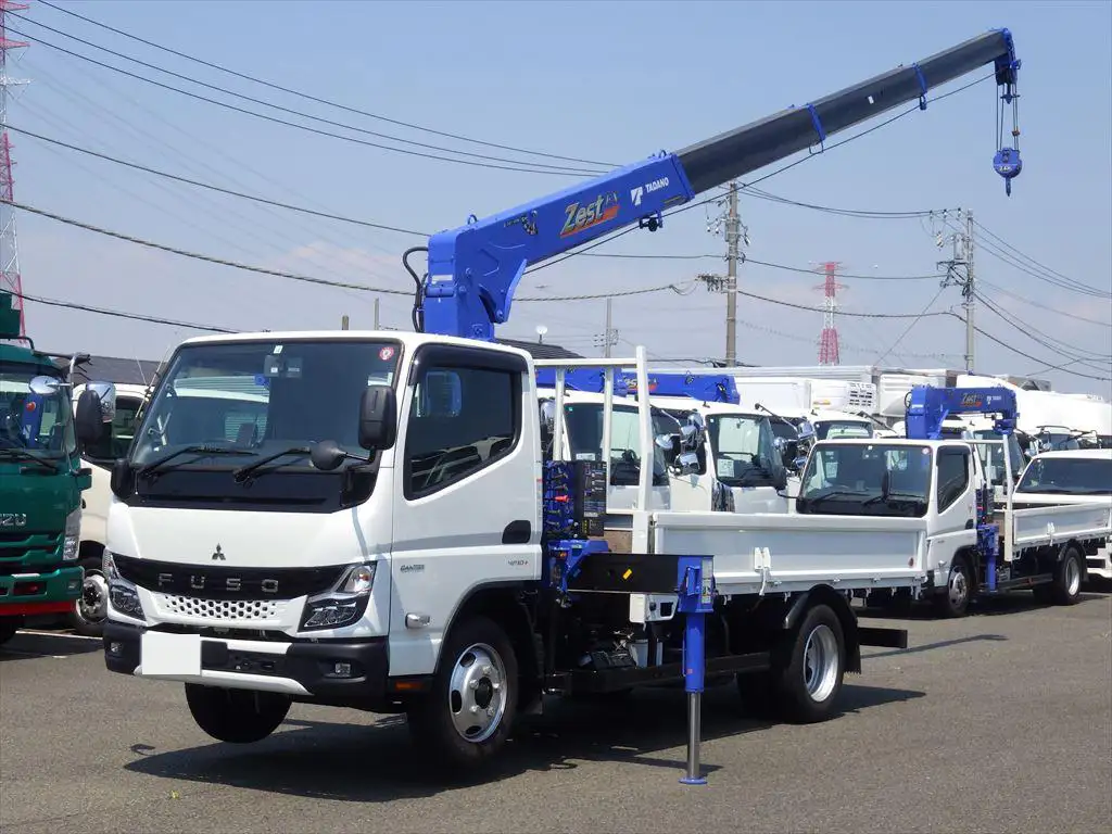 三菱 キャンター 小型 クレーン付 4段 ラジコン の中古トラック【車両No.168248】