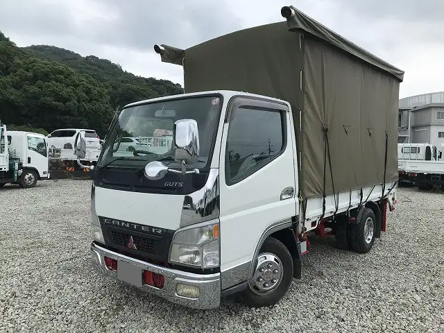 三菱 キャンター 小型 平ボディ 幌 CBF-FB700B の中古トラック【車両No.168392】
