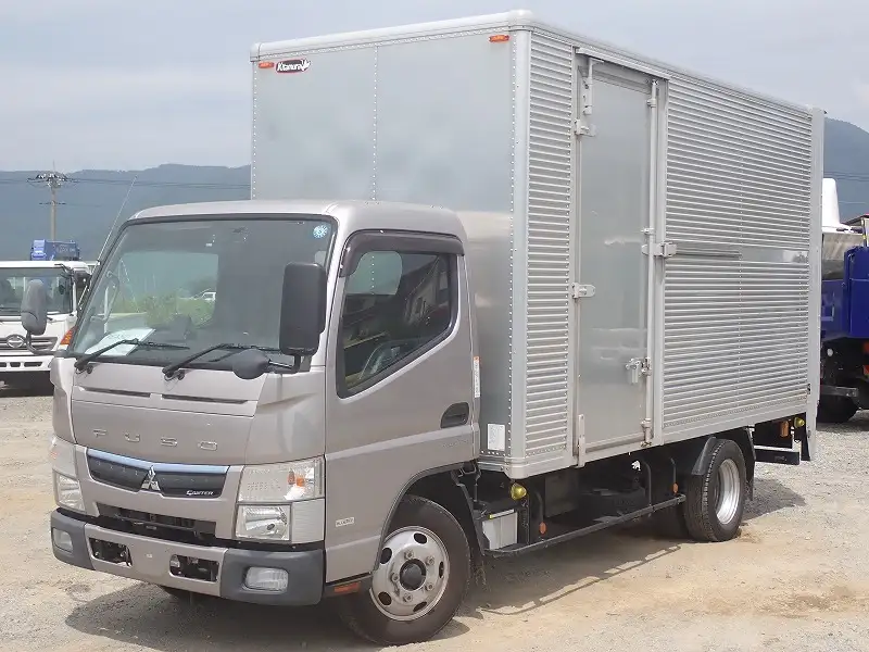 三菱 キャンター 小型 アルミバン パワーゲート サイドドア の中古トラック【車両No.168411】