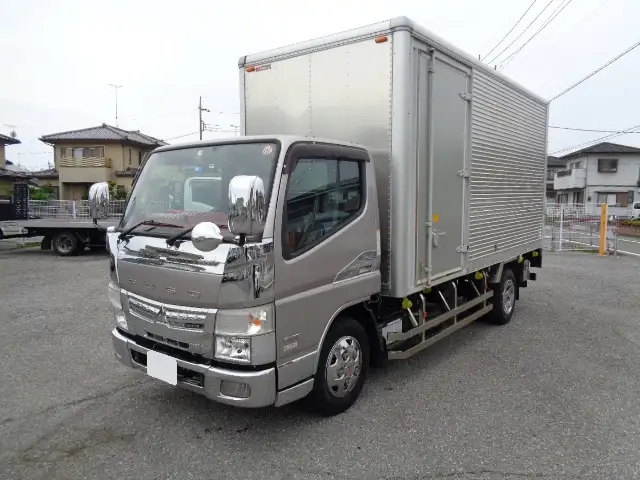 三菱 キャンター 小型 アルミバン パワーゲート 床鉄板 の中古トラック【車両No.168404】