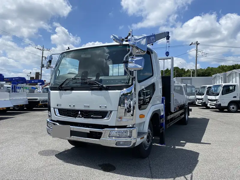 三菱 ファイター 中型/増トン クレーン付 アルミブロック 4段 の中古トラック【車両No.168409】