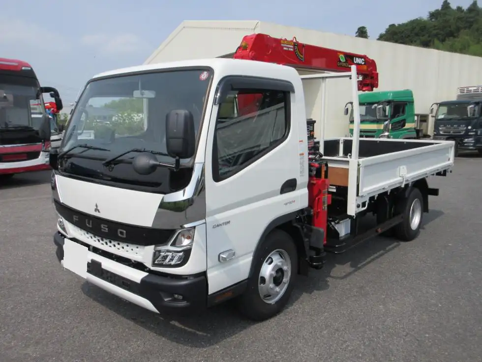 三菱 キャンター 小型 クレーン付 4段 ラジコン の中古トラック【車両No.168566】