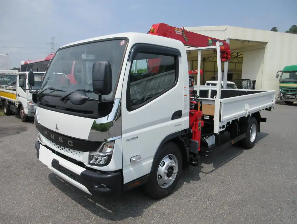 三菱 キャンター 小型 クレーン付 4段 ラジコン の中古トラック【車両No.168568】