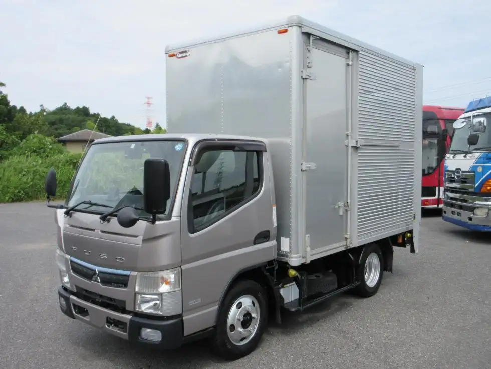 三菱 キャンター 小型 アルミバン パワーゲート サイドドア の中古トラック【車両No.168545】