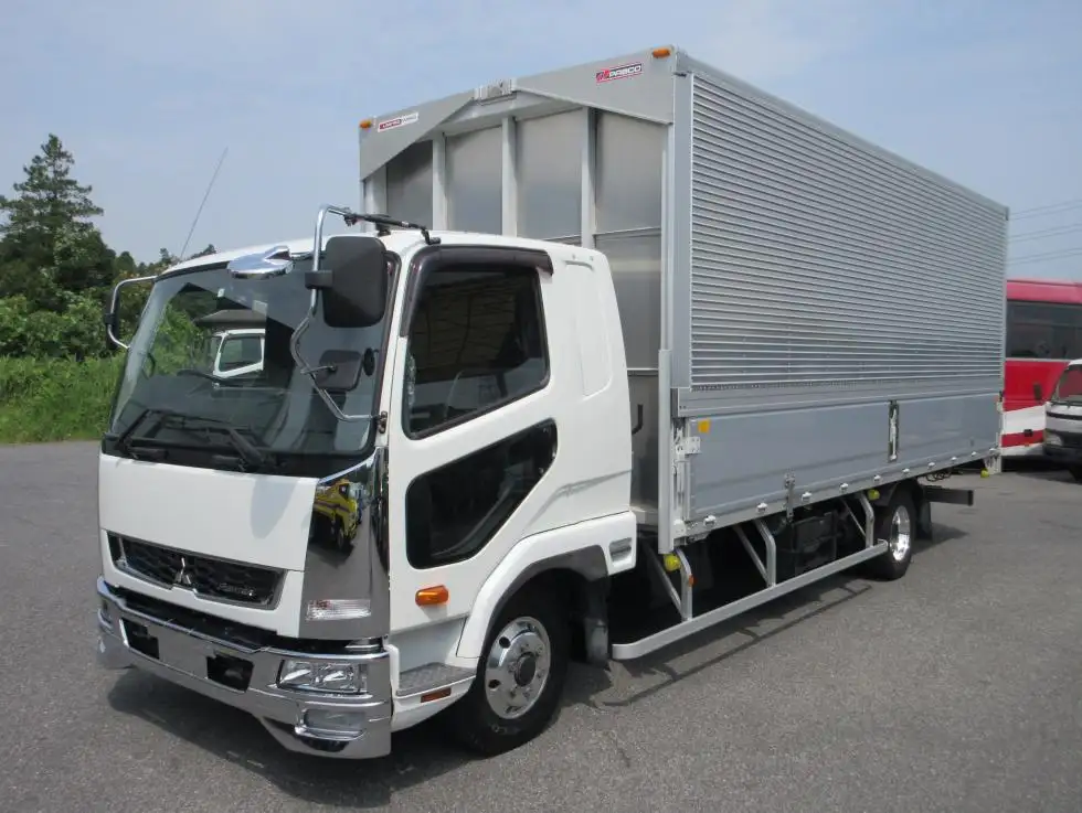 三菱 ファイター 中型/増トン ウイング ベッド 2KG-FK61F の中古トラック【車両No.168569】
