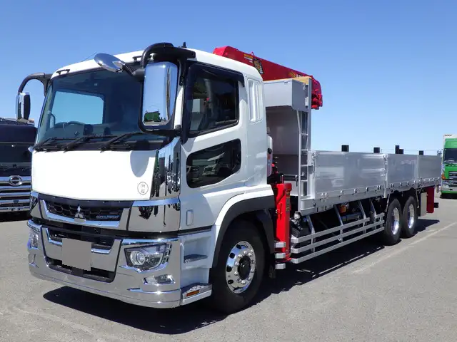 三菱 スーパーグレート 大型 クレーン付 アルミブロック 4段 の中古トラック【車両No.168579】
