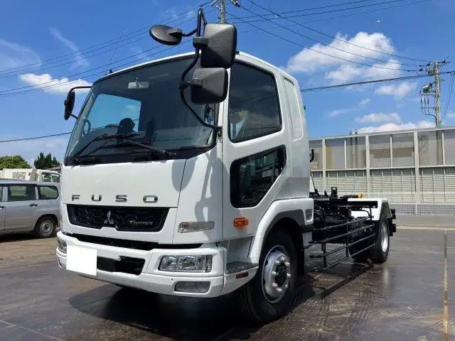 三菱 ファイター 中型/増トン アームロール ツインホイスト ベッド の中古トラック【車両No.167837】