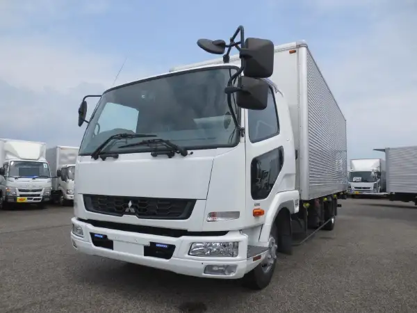 三菱 ファイター 中型/増トン アルミバン パワーゲート ベッド の中古トラック【車両No.168625】