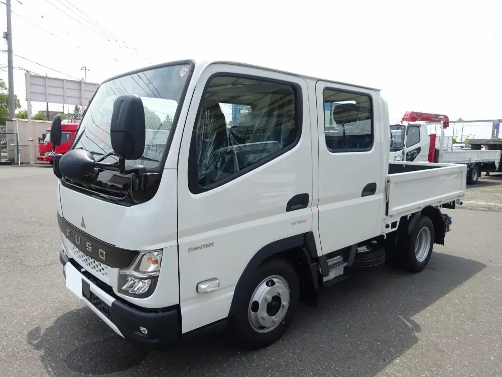 三菱 キャンター 小型 平ボディ Wキャブ 2RG-FBA20 の中古トラック【車両No.168593】