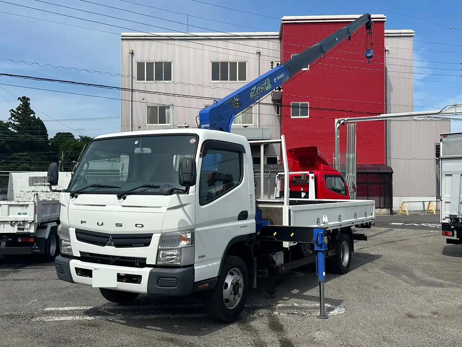 三菱 キャンター 小型 クレーン付 4段 ラジコン の中古トラック【車両No.168452】