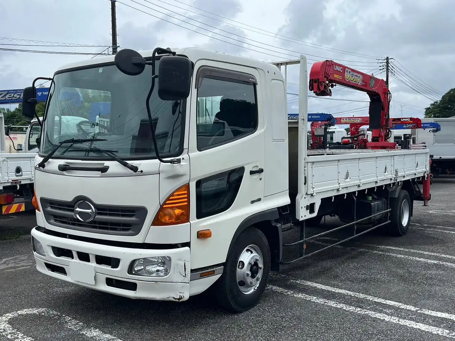 日野 レンジャー 中型/増トン クレーン付 4段 ラジコン の中古トラック【車両No.168461】