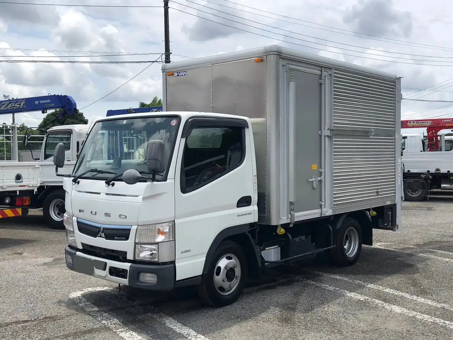三菱 キャンター 小型 アルミバン パワーゲート サイドドア の中古トラック【車両No.168466】