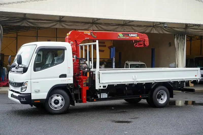三菱 キャンター 小型 クレーン付 4段 ラジコン の中古トラック【車両No.168763】