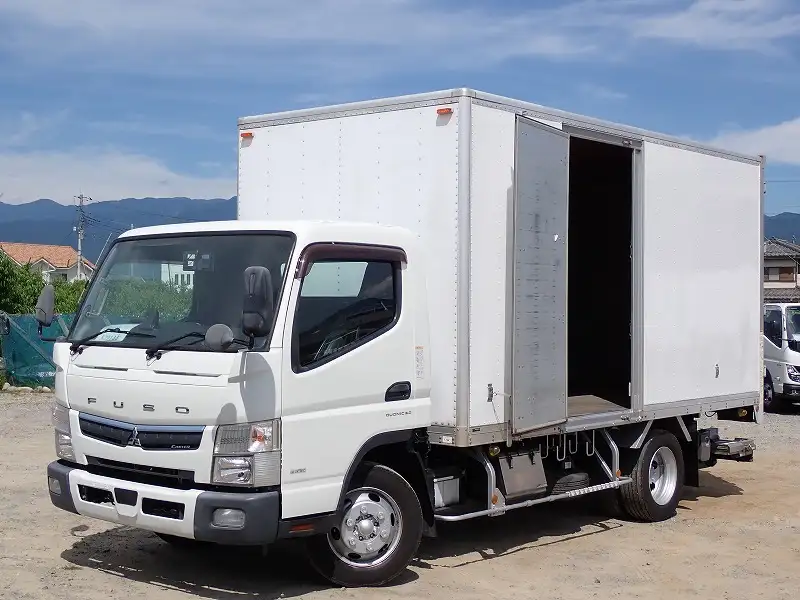 三菱 キャンター 小型 アルミバン パワーゲート サイドドア の中古トラック【車両No.168810】