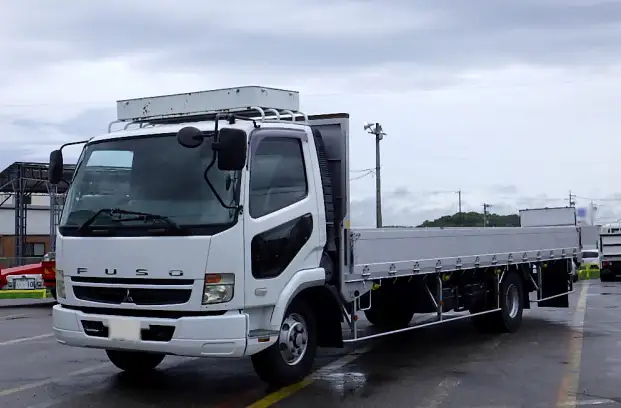 三菱 ファイター 中型/増トン 平ボディ アルミブロック PDG-FK71F の中古トラック【車両No.168714】