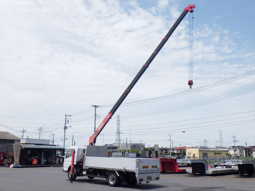 三菱 キャンター 小型 車両重機運搬 5段クレーン ラジコン｜画像12