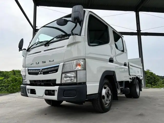 三菱 キャンター 小型 平ボディ Wキャブ パワーゲート の中古トラック【車両No.168821】