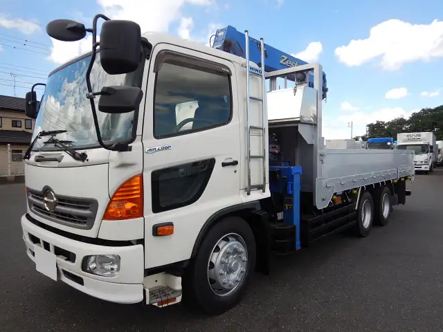 日野 レンジャー 中型/増トン クレーン付 アルミブロック 3段 の中古トラック【車両No.168824】
