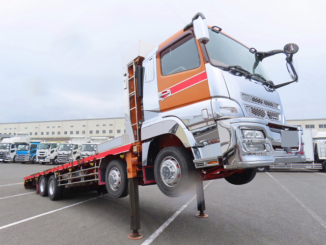 三菱 スーパーグレート 大型 車両重機運搬 ウインチ エアサスの中古トラック画像2