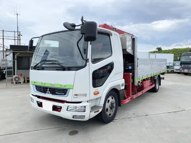三菱 ファイター 中型/増トン クレーン付 床鉄板 アルミブロック の中古トラック【車両No.169173】