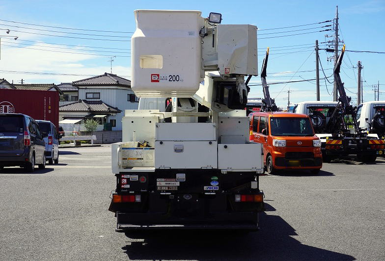 三菱 キャンター 小型 高所・建柱車 高所作業車 電工仕様の中古トラック画像4