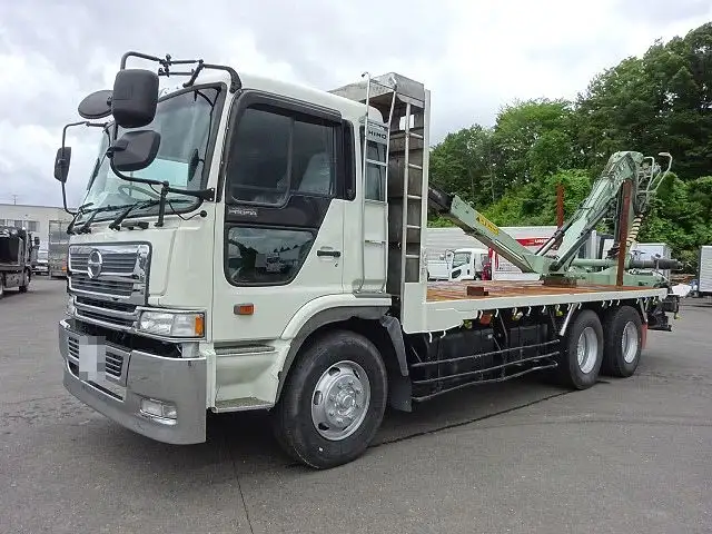 日野 プロフィア 大型 クレーン付 ヒアブ ベッド の中古トラック【車両No.169073】