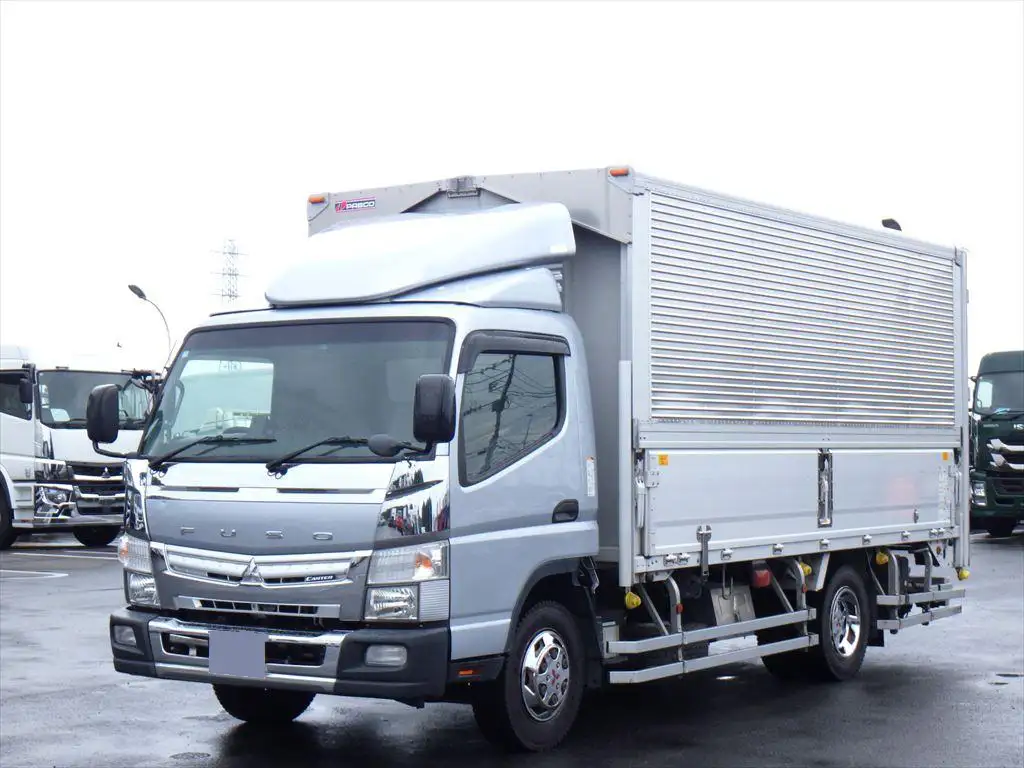 三菱 キャンター 小型 ウイング パワーゲート 床鉄板 の中古トラック【車両No.169364】