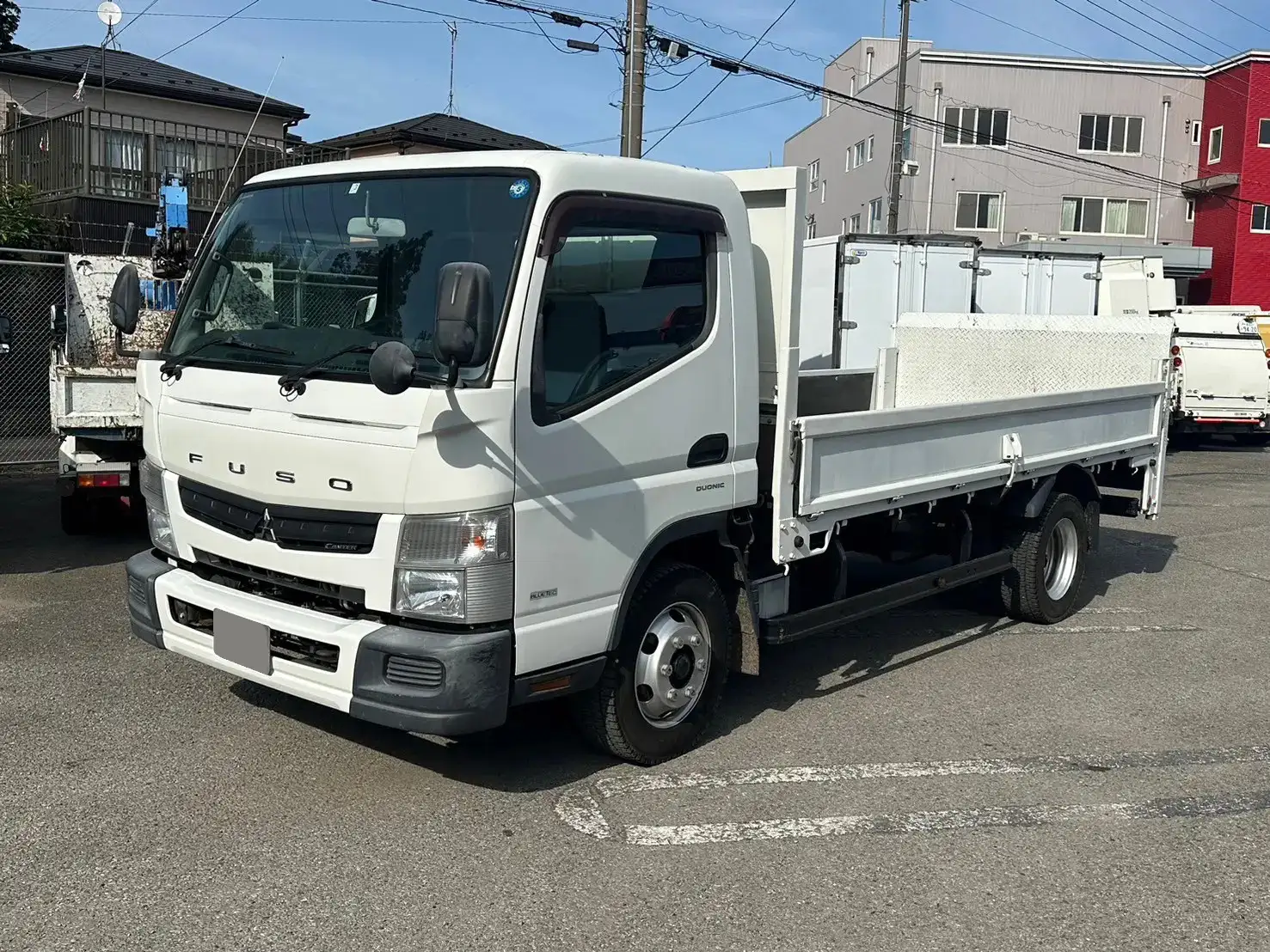 三菱 キャンター 小型 平ボディ パワーゲート TKG-FEB90 の中古トラック【車両No.169388】