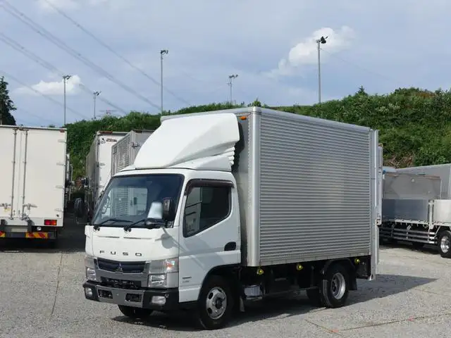 三菱 キャンター 小型 アルミバン パワーゲート 床鉄板 の中古トラック【車両No.169459】