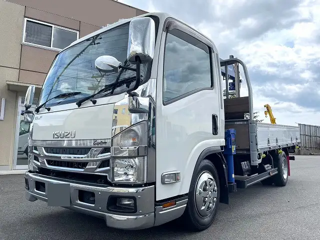 いすゞ エルフ 小型 クレーン付 アルミブロック 4段 の中古トラック【車両No.169389】