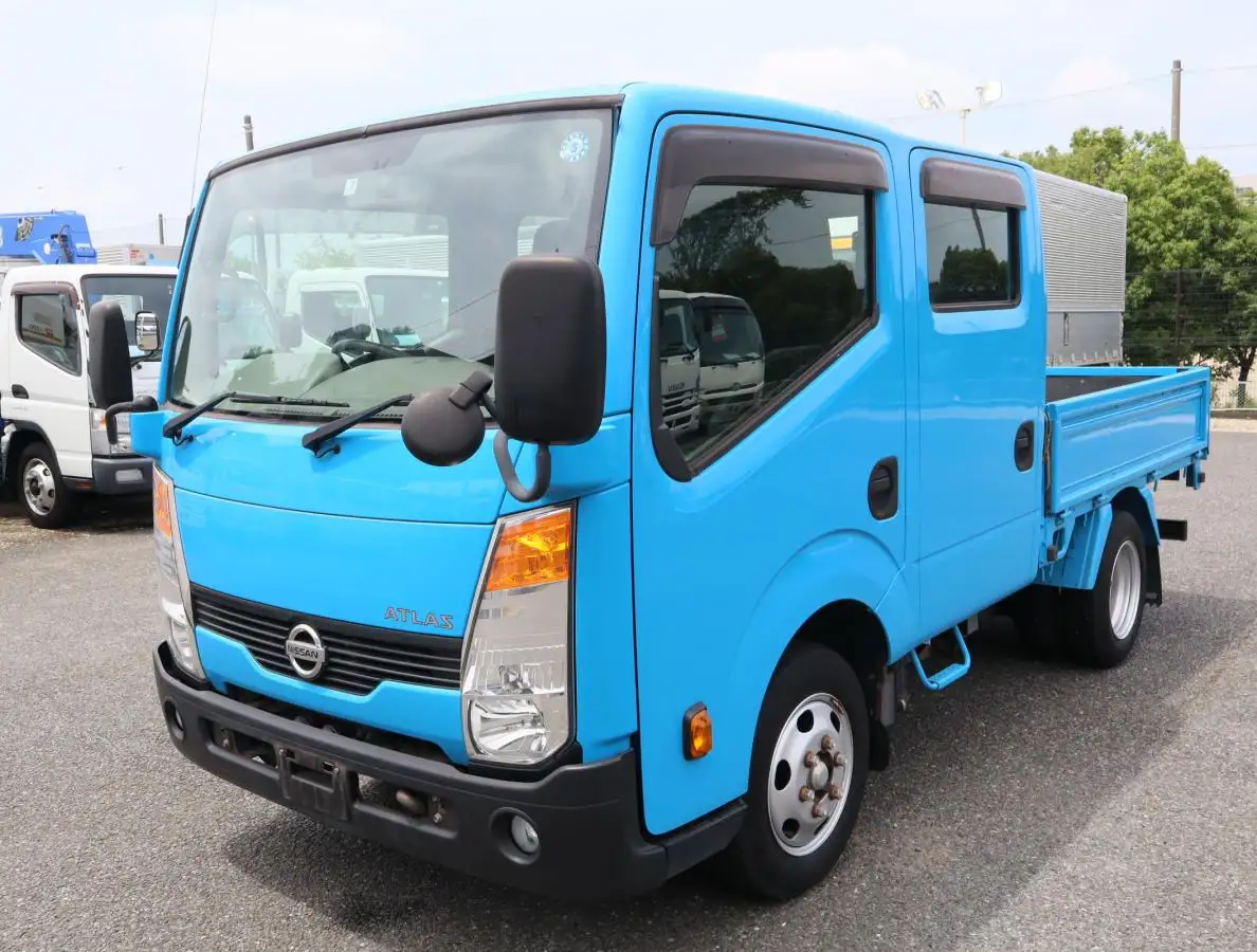 日産 アトラス 小型 平ボディ Wキャブ CBF-SQ2F24 の中古トラック【車両No.169584】