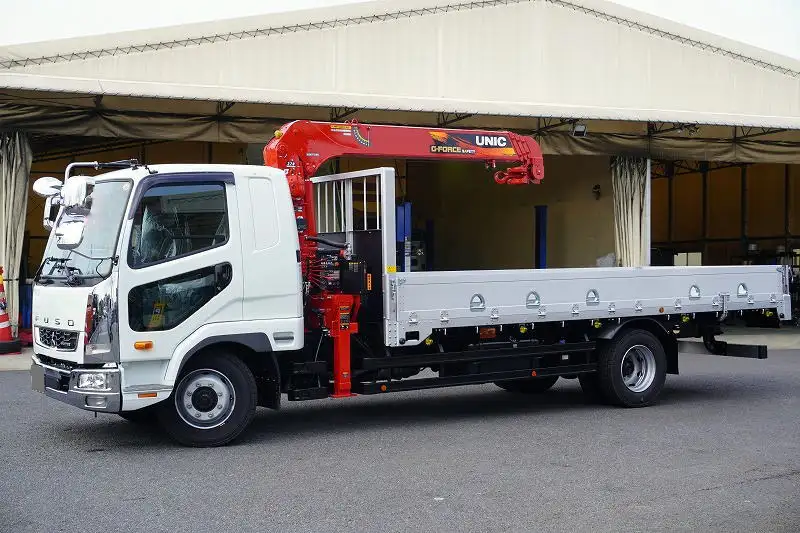 三菱 ファイター 中型/増トン クレーン付 アルミブロック 4段 の中古トラック【車両No.169634】