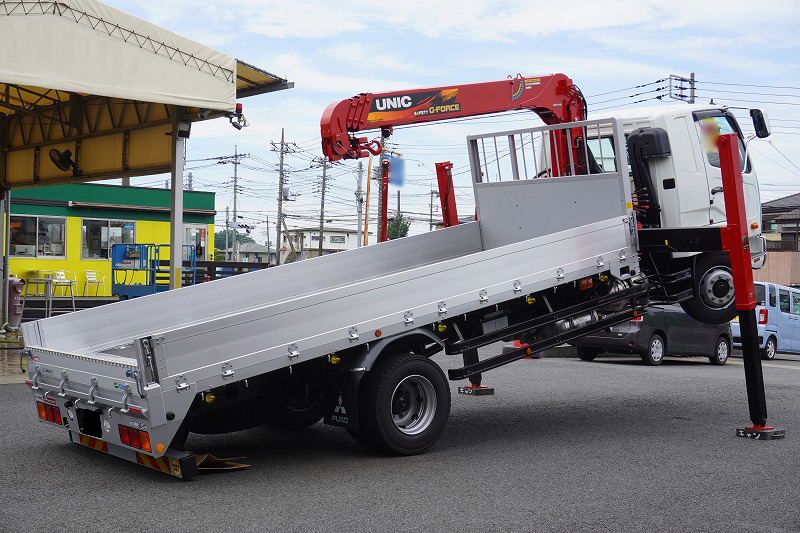 三菱 ファイター 中型/増トン 車両重機運搬 4段クレーン ラジコン｜画像4