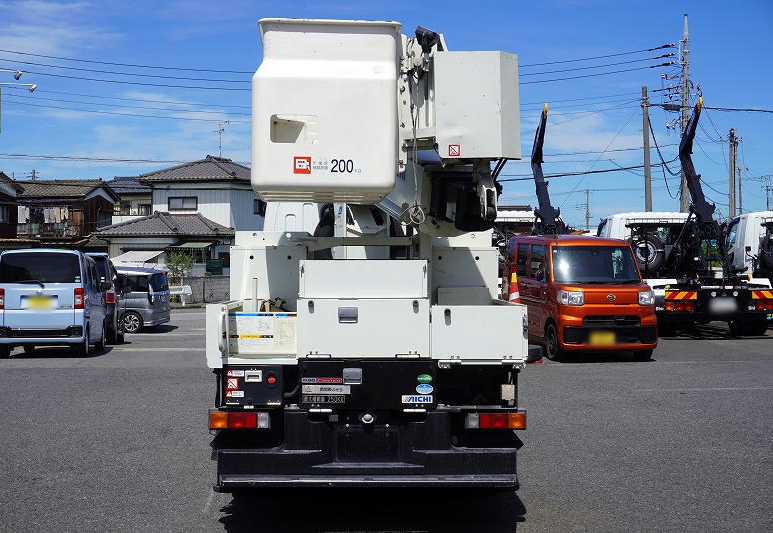 三菱 キャンター 小型 高所・建柱車 高所作業車 電工仕様の中古トラック画像3