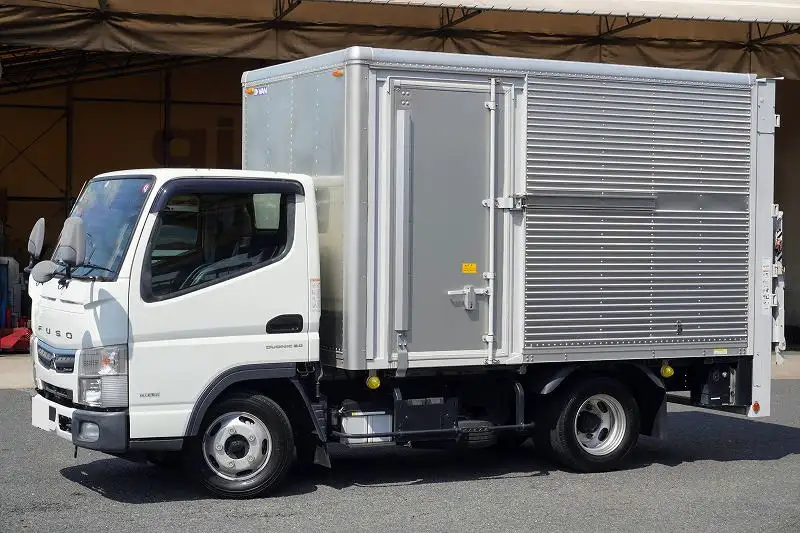 三菱 キャンター 小型 アルミバン パワーゲート サイドドア の中古トラック【車両No.169630】