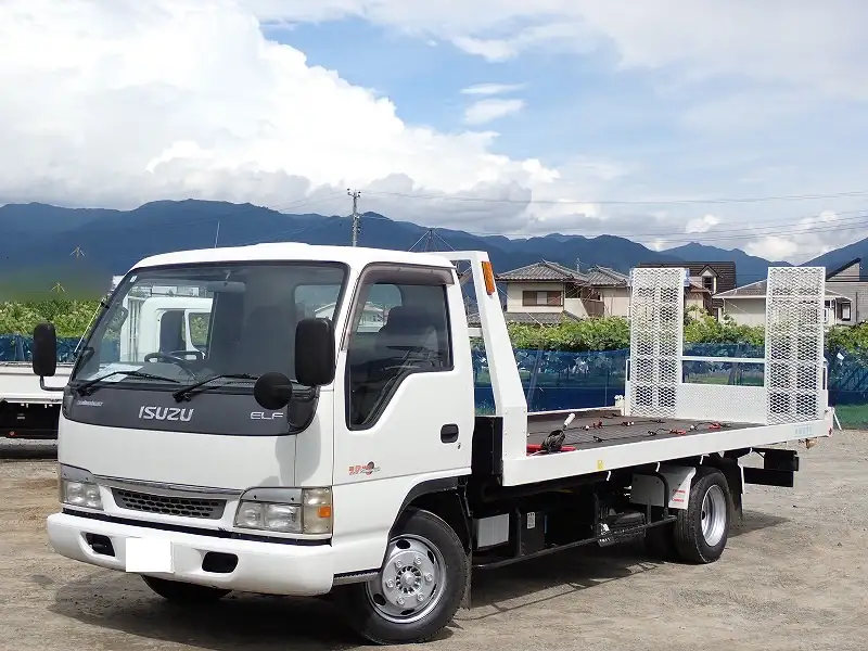 いすゞ エルフ 小型 車両重機運搬 ラジコン ウインチ の中古トラック【車両No.169666】
