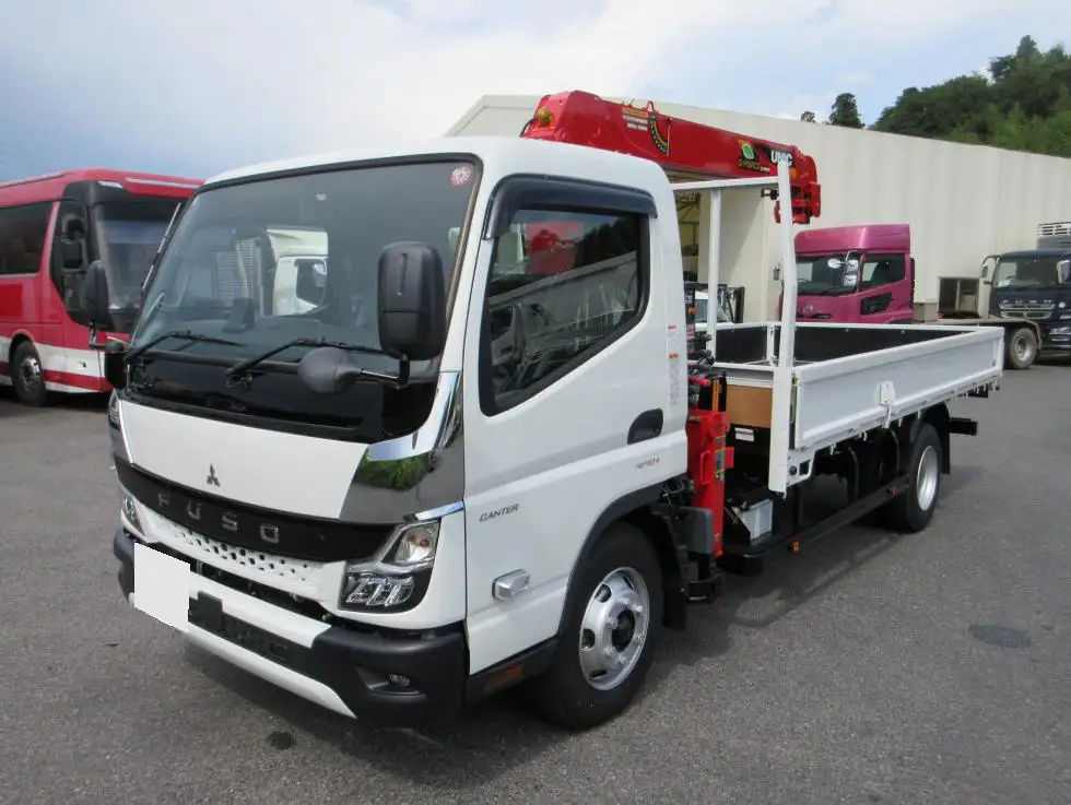 三菱 キャンター 小型 クレーン付 4段 ラジコン の中古トラック【車両No.169840】