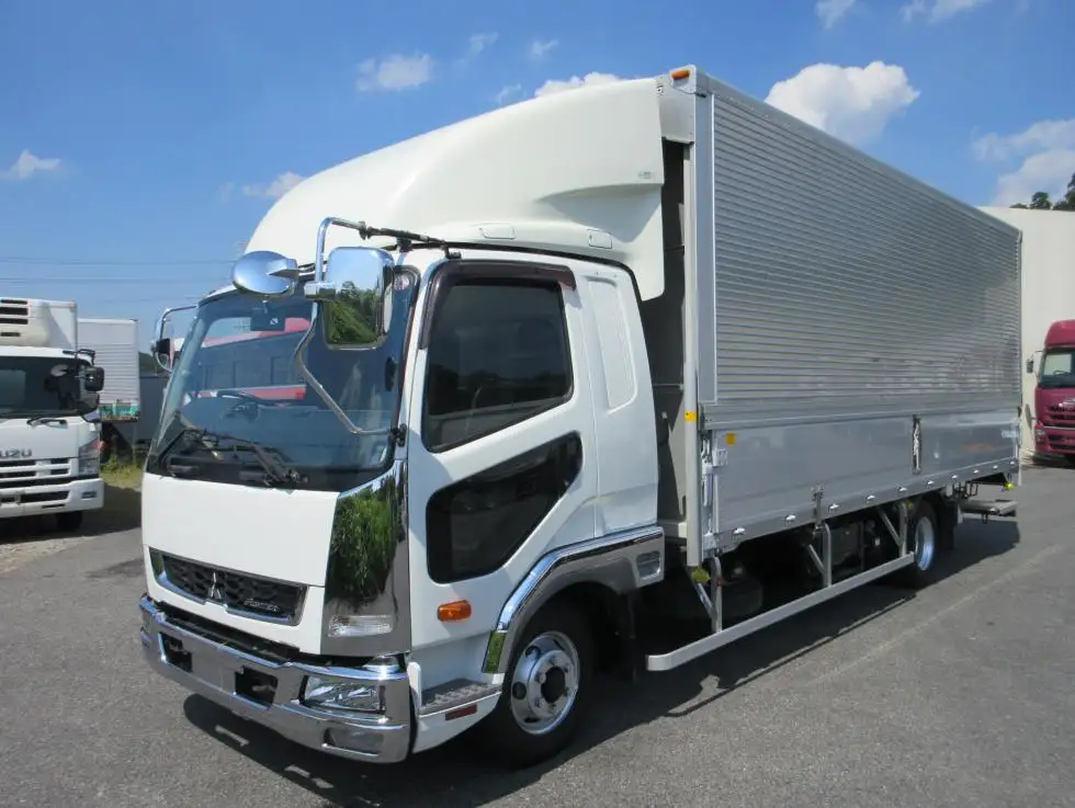 三菱 ファイター 中型/増トン ウイング パワーゲート ベッド の中古トラック【車両No.169844】