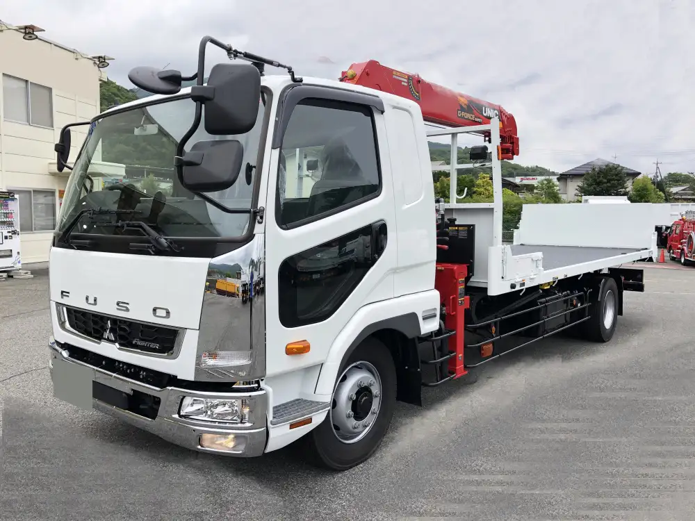 三菱 ファイター 中型/増トン 車両重機運搬 5段クレーン ラジコン の中古トラック【車両No.169820】