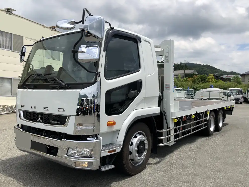 三菱 ファイター 中型/増トン 車両重機運搬 ウインチ ベッド の中古トラック【車両No.169876】