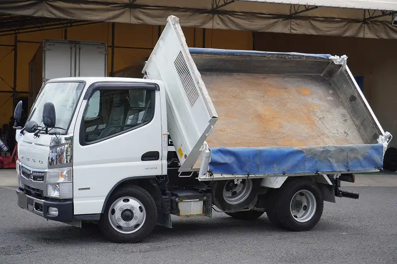 三菱 キャンター 小型 ダンプ 三転 強化 の中古トラック【車両No.170056】