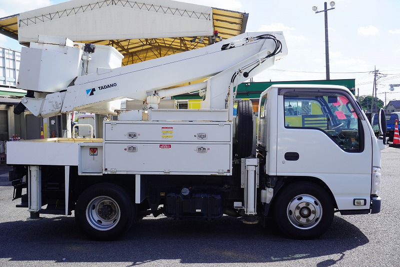 いすゞ エルフ 小型 高所・建柱車 高所作業車 電工仕様の中古トラック画像3